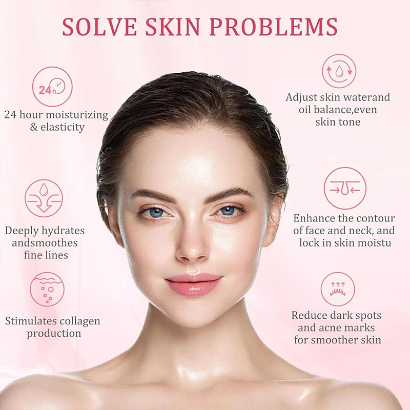 2025 New Collagen Jelly Cream Niacinamide Hydrolyzed Whitening Brightening Moisturizer Collagen Korean Skincare Products 3.88OZ.