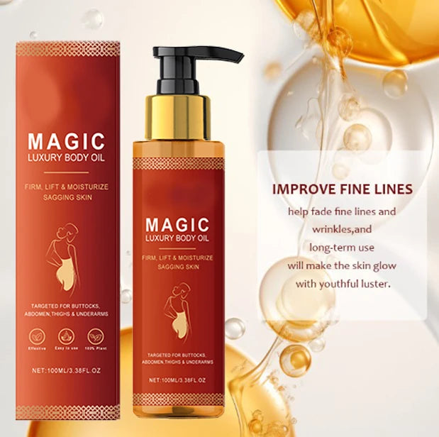 Magic Luxury Body Oil Winter Skincare and Moisturizing, Soft and Firm Skin, Daily Care, Nourishing and Moisturizing