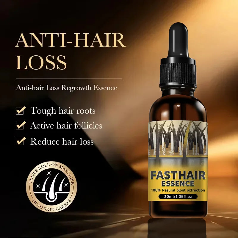 Hair Growth Essential Loss Regrowth Treatment Strengthens Hair Nourishes Scalp Light Weight Non Greasy Improve Scalp Circulation