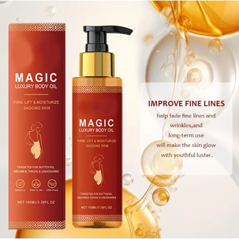 Magic Luxury Body Oil Winter Skincare and Moisturizing, Soft and Firm Skin, Daily Care, Nourishing and Moisturizing